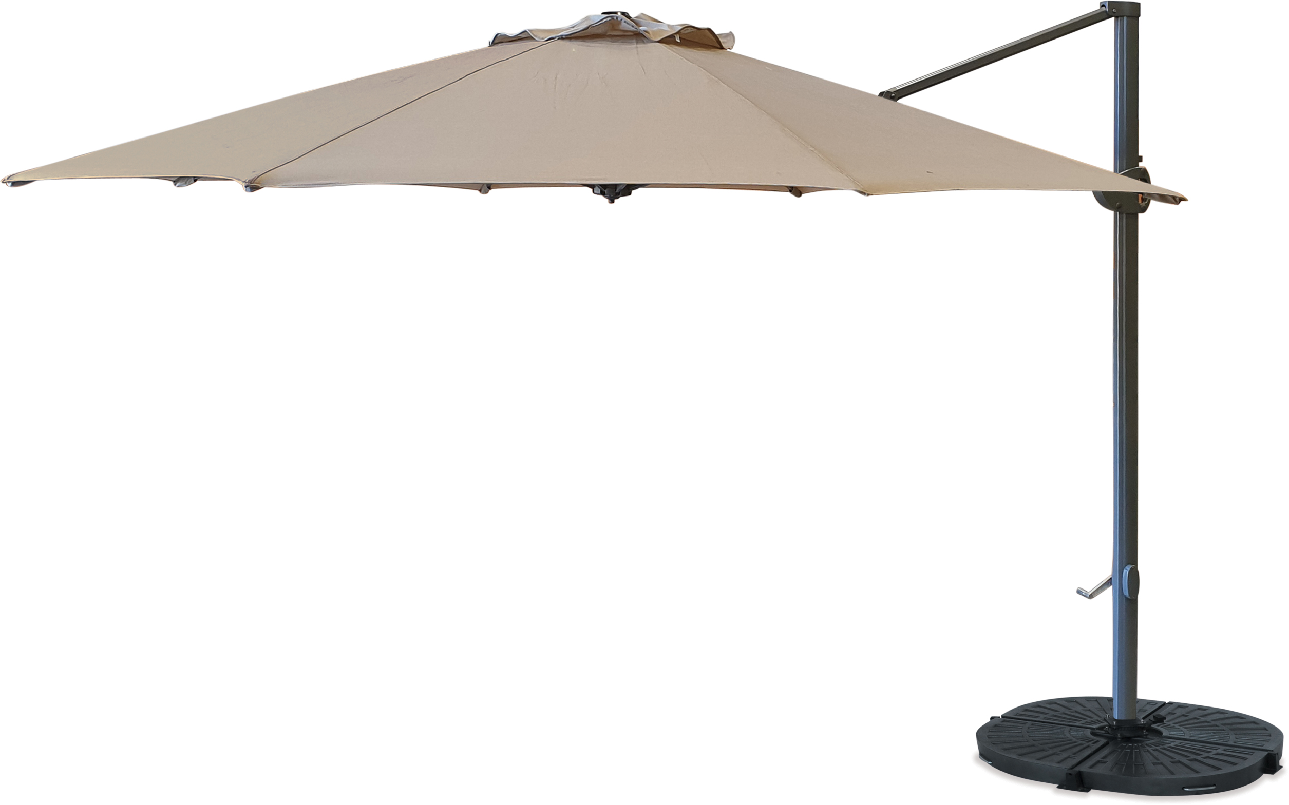 Tulip 3.3m Round Cantilever Outdoor Umbrella